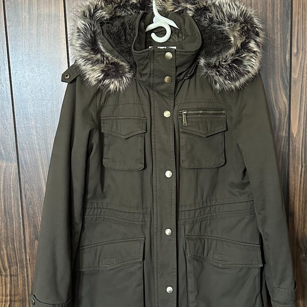 Bcbgeneration Olive Utility/Cargo Jacket/Coat, L - image 2